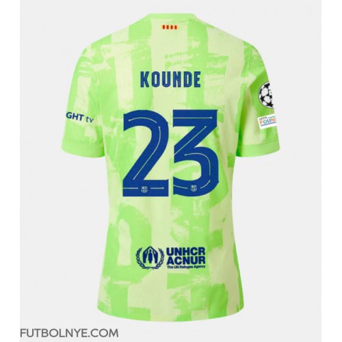 Camiseta Barcelona Jules Kounde #23 Tercera Equipación 2024-25 manga corta